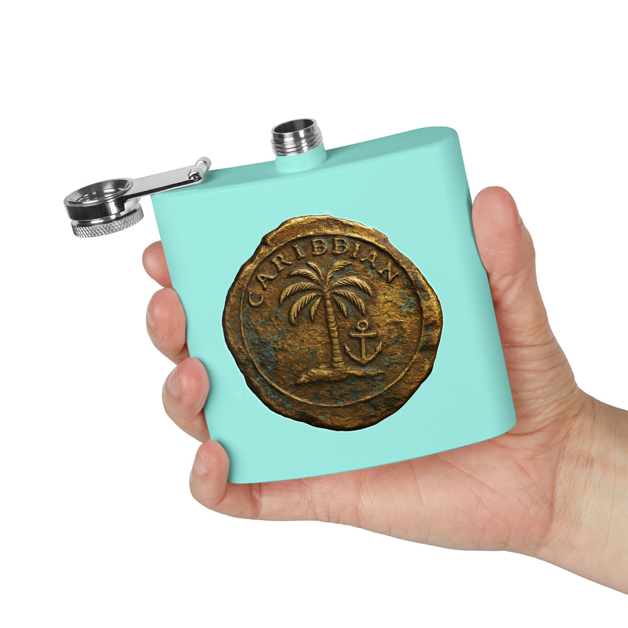 Every Pirate Needs a Flask Caribbean Themed Stainless Steel Flask, Perfect for Parties, and Adventures - Image 20