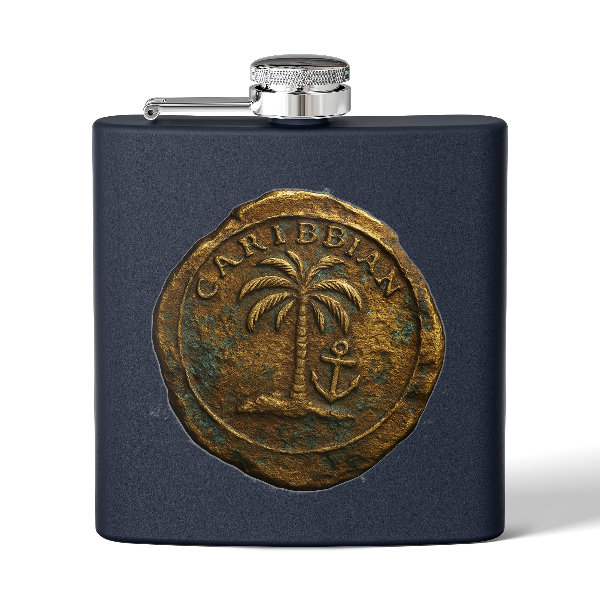 Every Pirate Needs a Flask Caribbean Themed Stainless Steel Flask, Perfect for Parties, and Adventures - Image 25