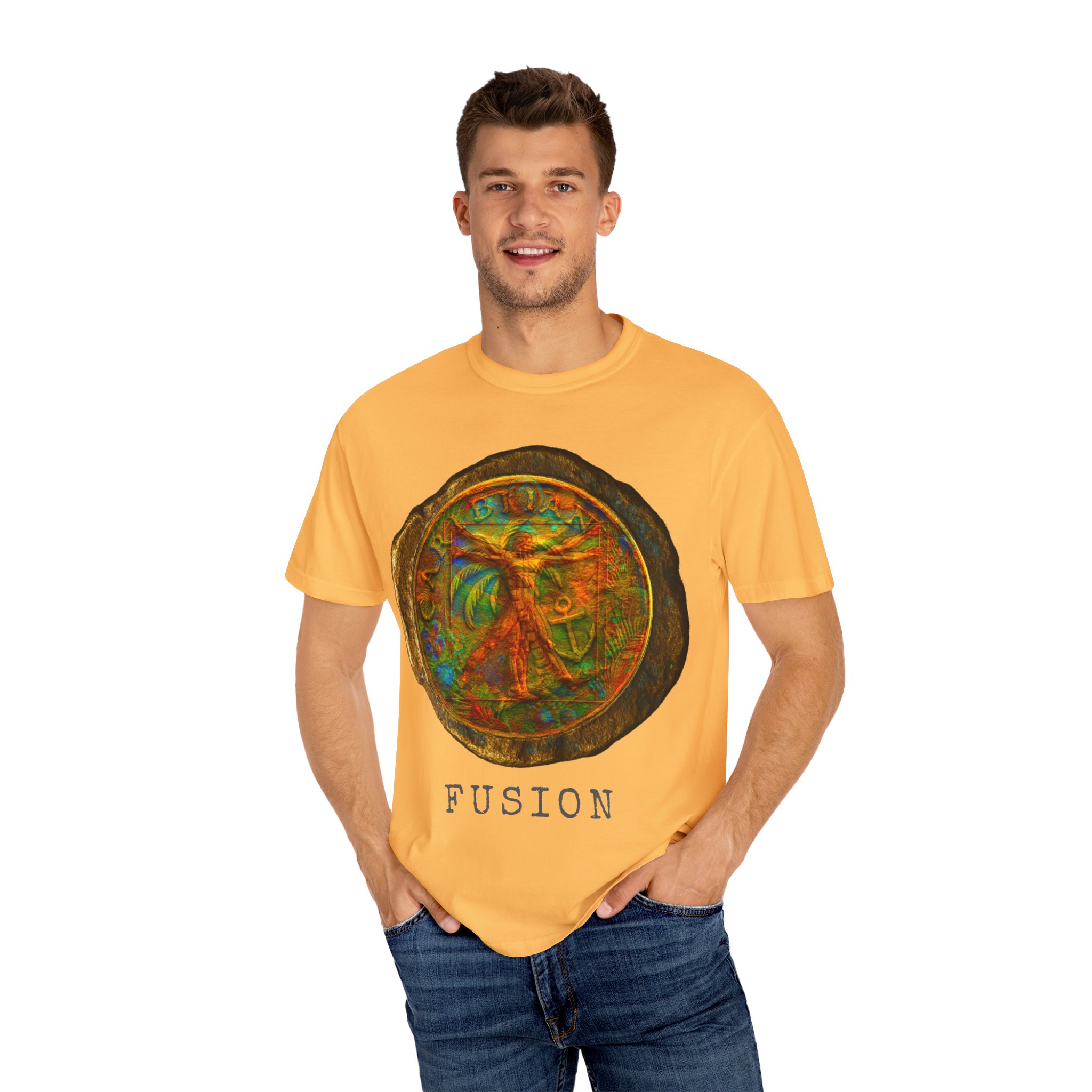 The Lost Medallion of Fusion Unisex T-Shirt, Colorful Gift, Trendy Casual Wear, Festival Clothing, Summer Style - Image 20