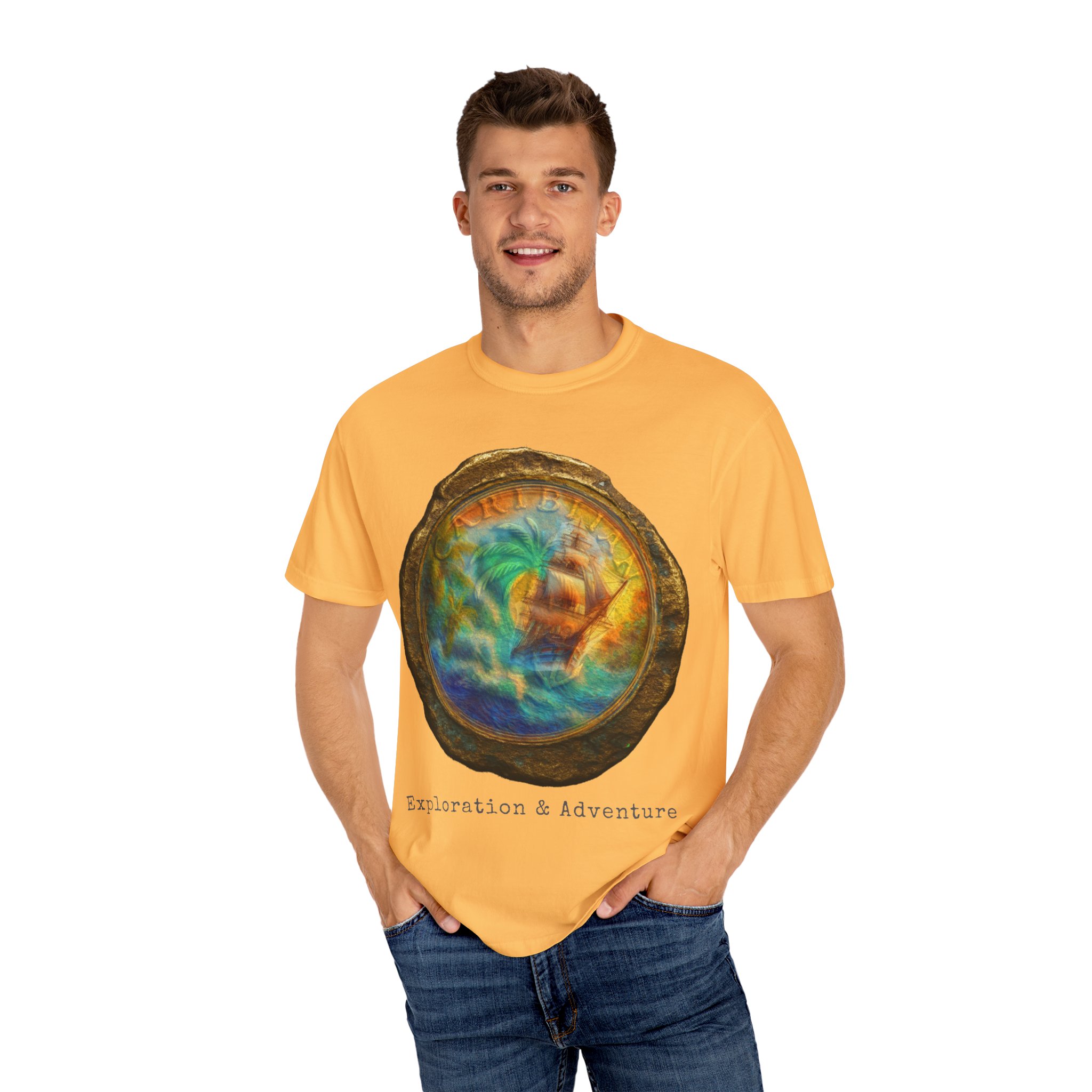 The Lost Medallion of Exploration & Adventure Unisex T-Shirt, Colorful Gift, Trendy Casual Wear. - Image 20
