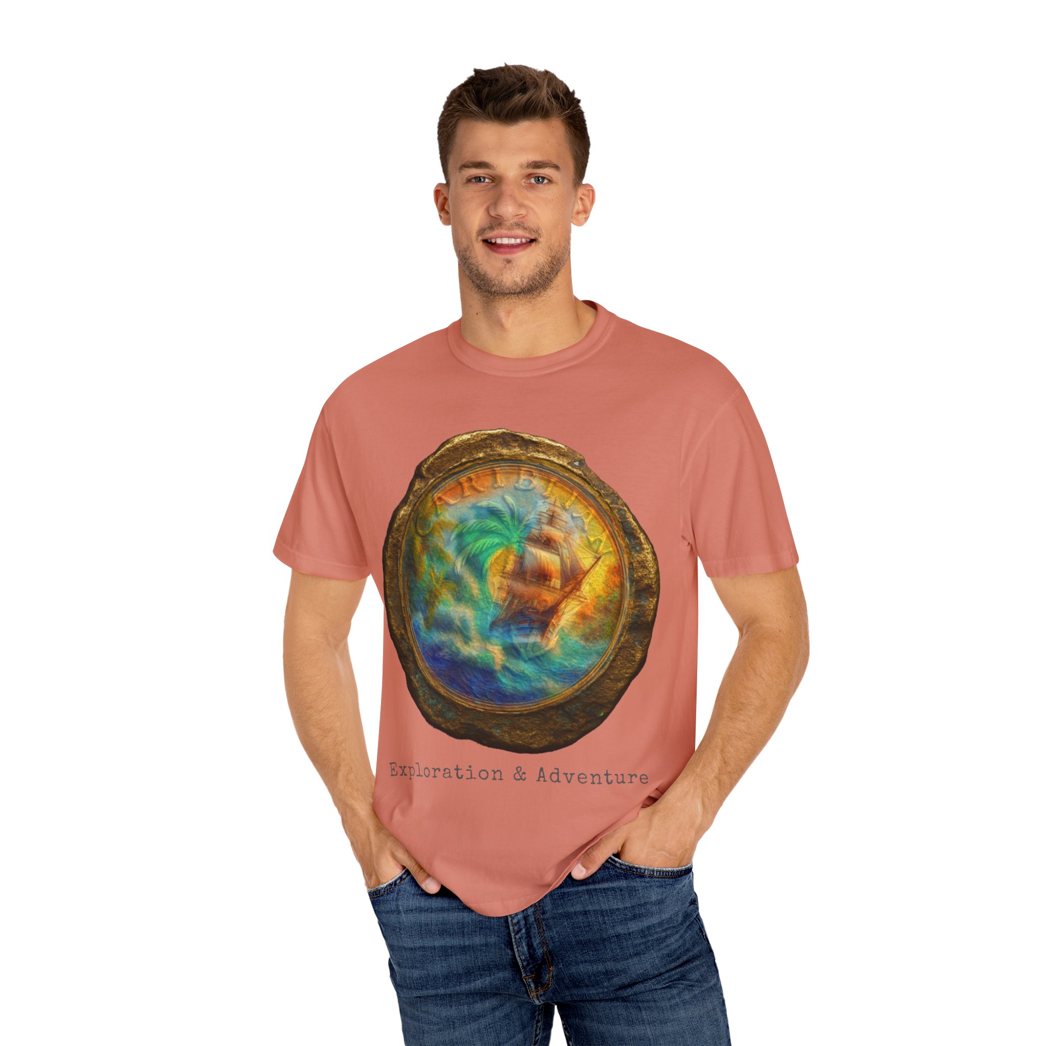 The Lost Medallion of Exploration & Adventure Unisex T-Shirt, Colorful Gift, Trendy Casual Wear. - Image 12