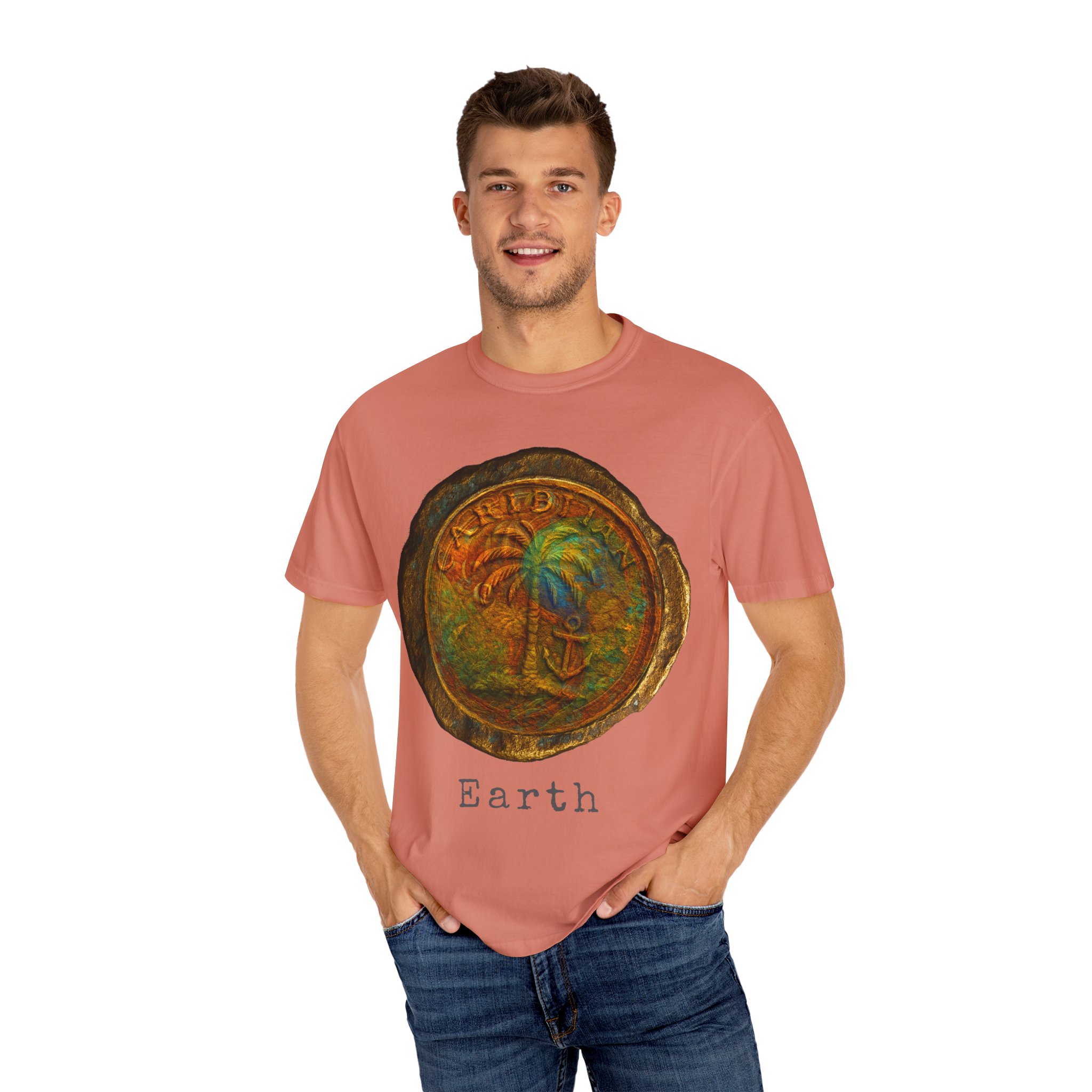The Lost Medallion of the Earth Unisex T-Shirt, Colorful Gift, Trendy Casual Wear, Festival Clothing, Summer Style. - Image 12