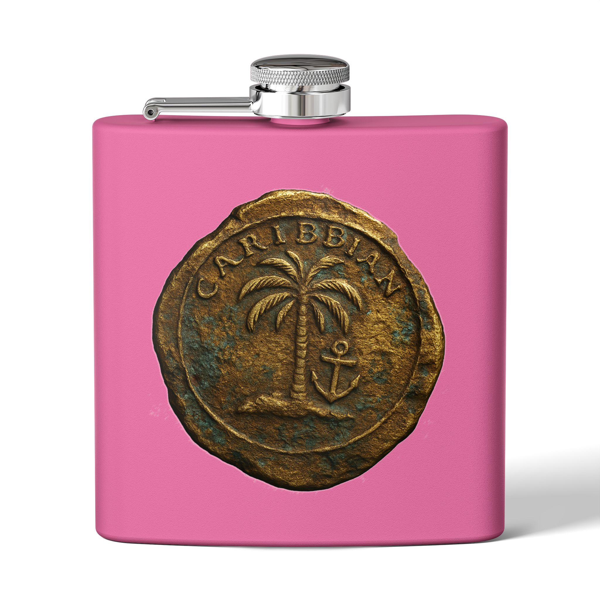 Every Pirate Needs a Flask Caribbean Themed Stainless Steel Flask, Perfect for Parties, and Adventures - Image 33