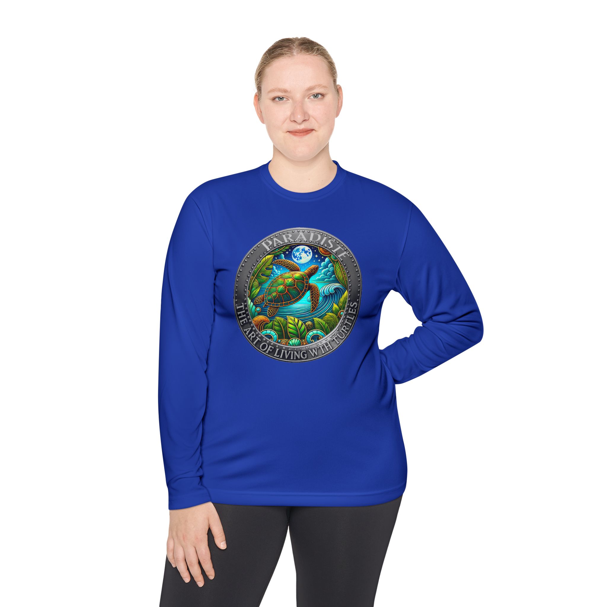 The Art of Living with Turtles Paradiste.com Long Sleeve Tee for Nature Lovers. - Image 64