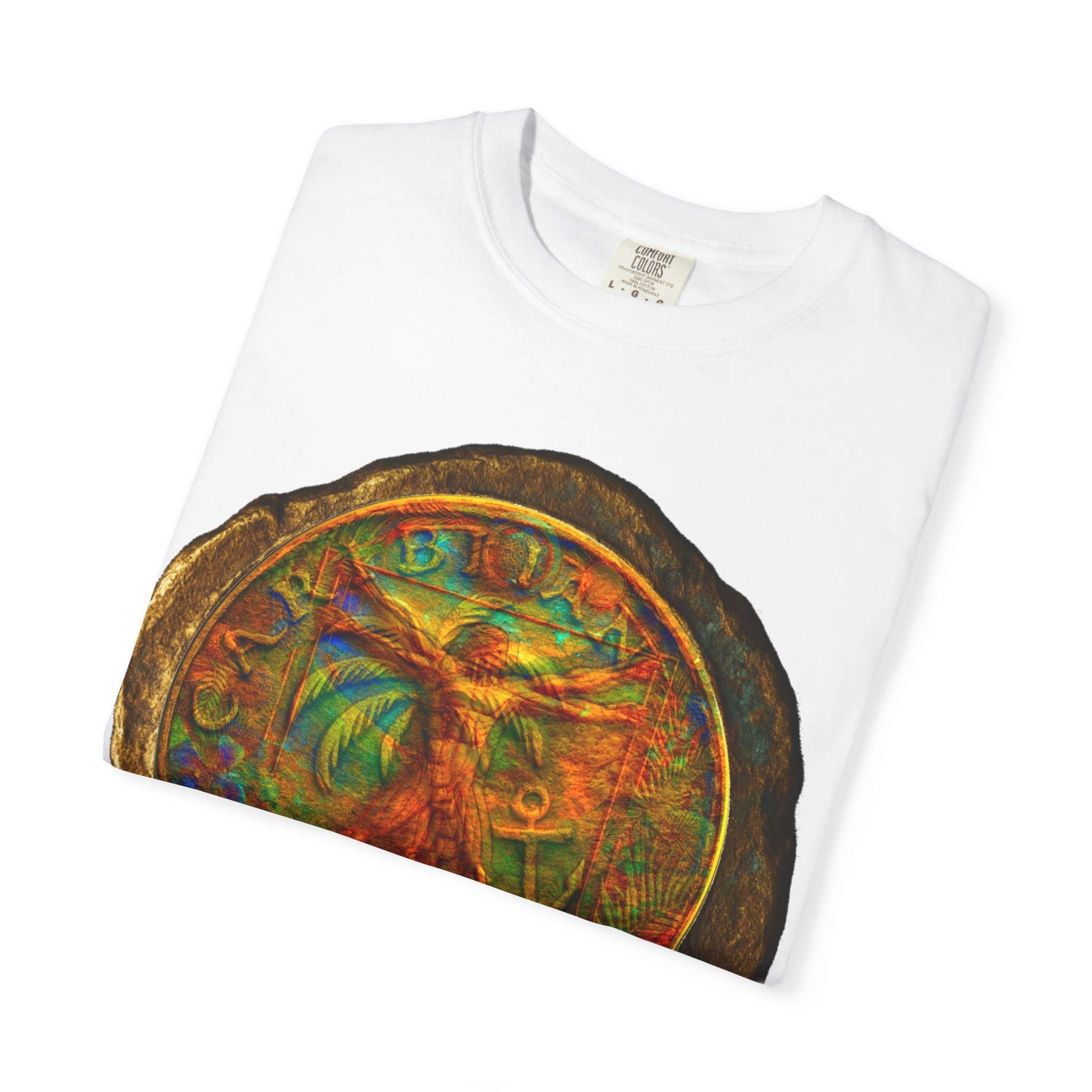 The Lost Medallion of Fusion Unisex T-Shirt, Colorful Gift, Trendy Casual Wear, Festival Clothing, Summer Style - Image 3