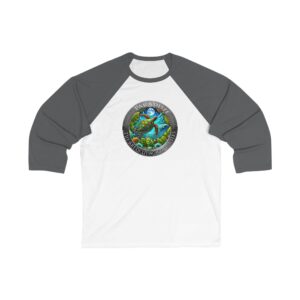 Team Turtle Eco-Friendly Nature Baseball Tee, Unisex 3/4 Sleeve Tee, Sustainable Fashion