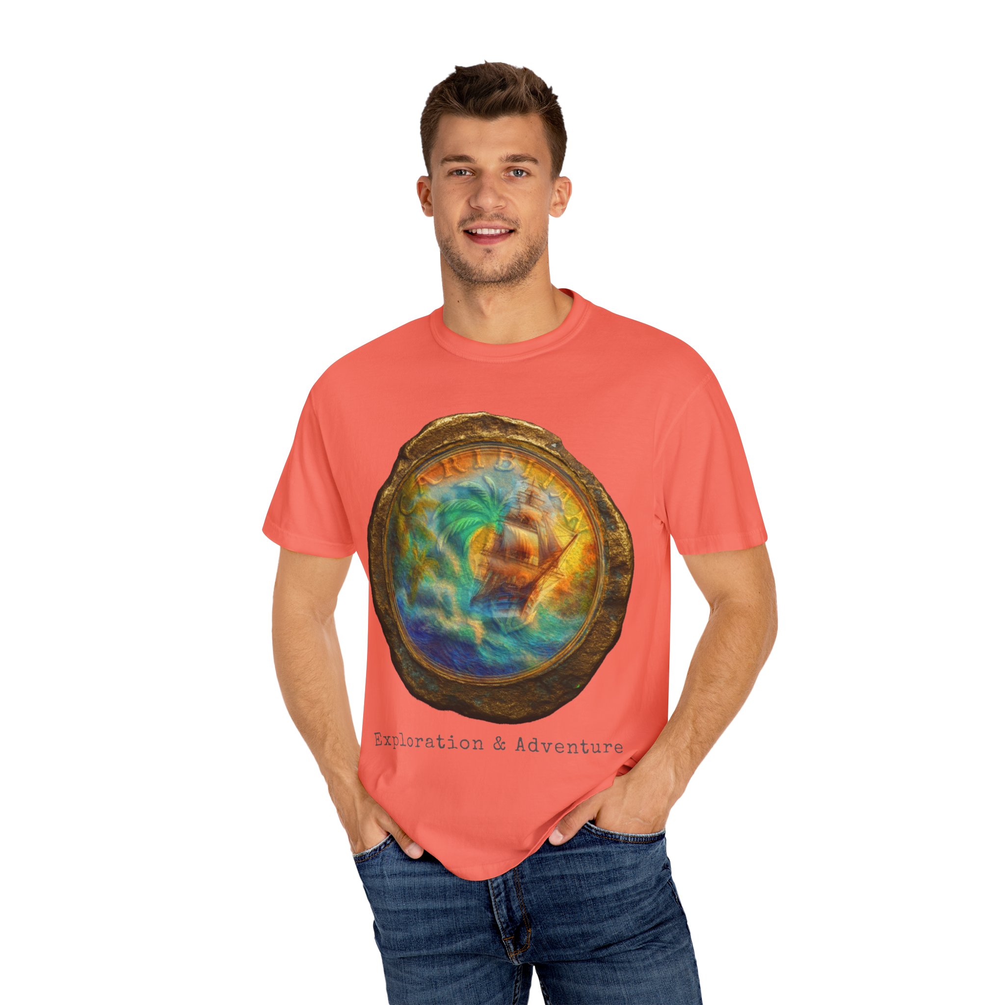 The Lost Medallion of Exploration & Adventure Unisex T-Shirt, Colorful Gift, Trendy Casual Wear. - Image 16