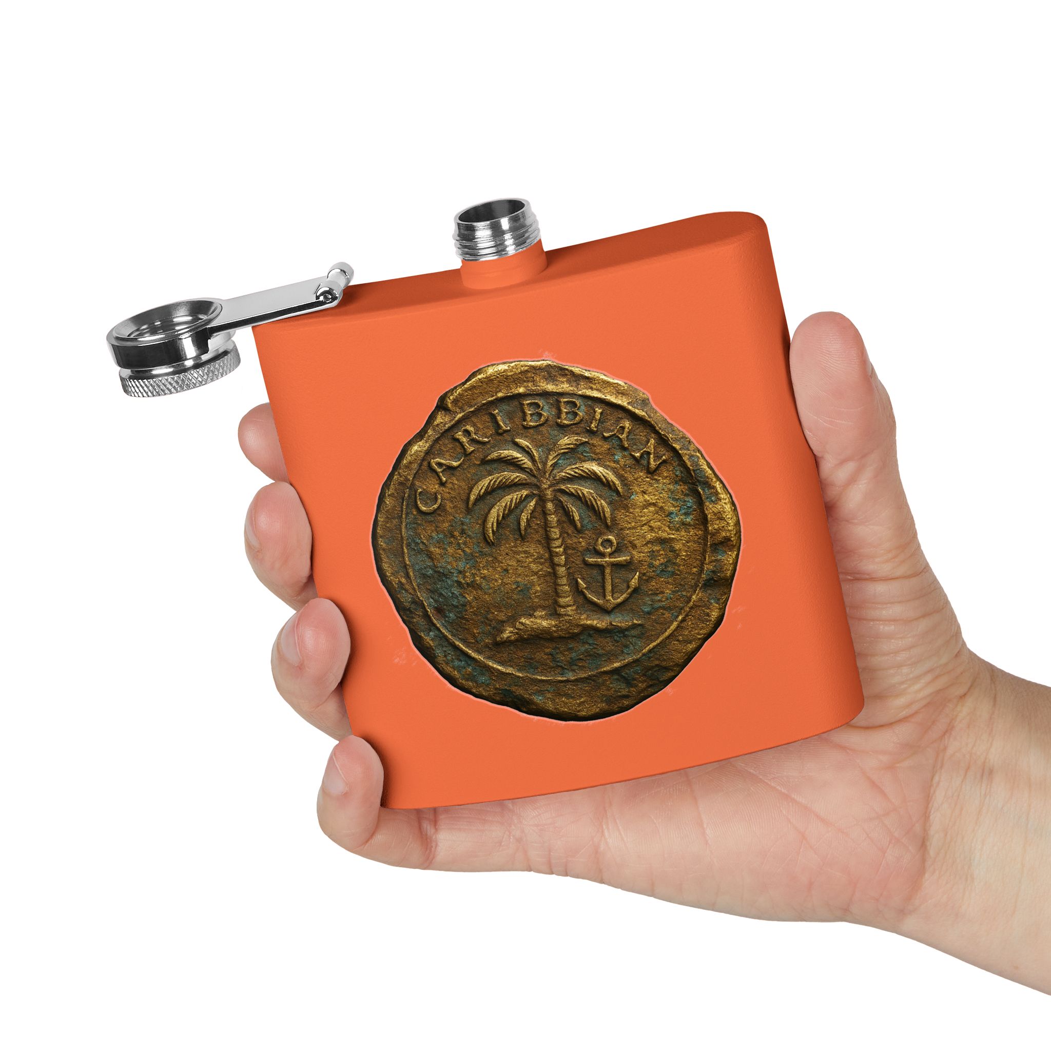 Every Pirate Needs a Flask Caribbean Themed Stainless Steel Flask, Perfect for Parties, and Adventures - Image 12