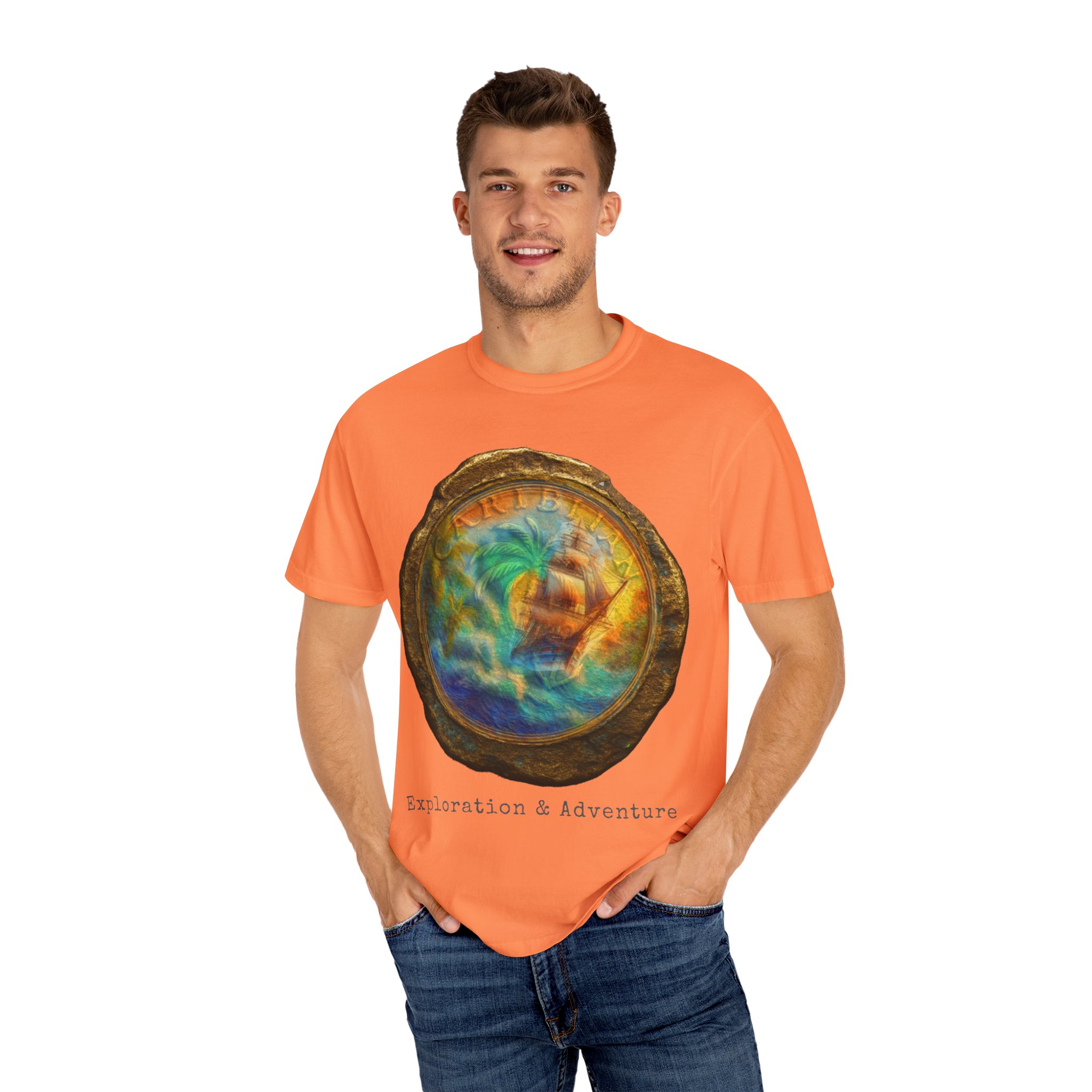 The Lost Medallion of Exploration & Adventure Unisex T-Shirt, Colorful Gift, Trendy Casual Wear. - Image 8