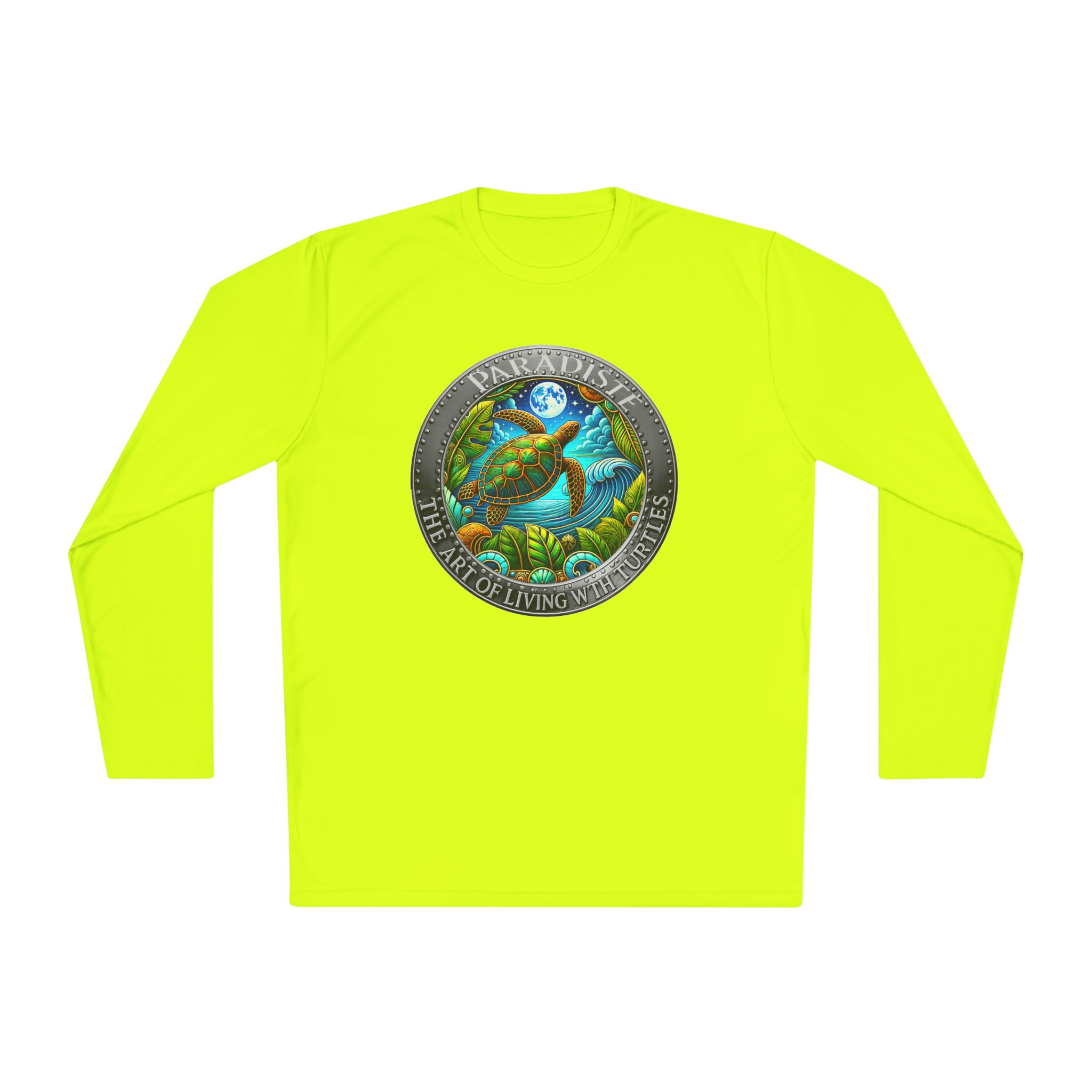 The Art of Living with Turtles Paradiste.com Long Sleeve Tee for Nature Lovers. - Image 37
