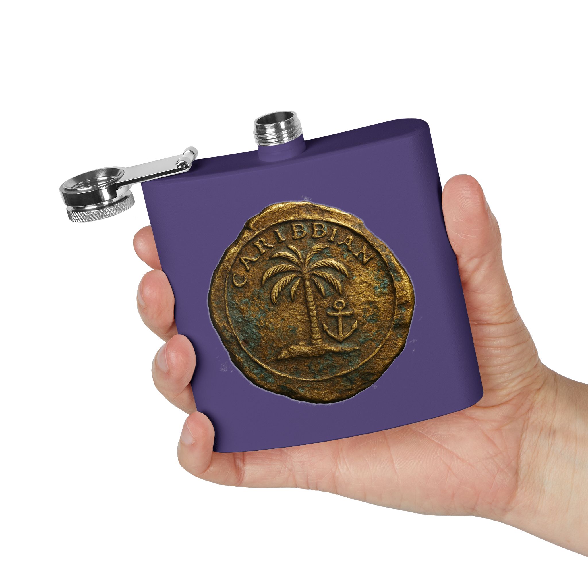 Every Pirate Needs a Flask Caribbean Themed Stainless Steel Flask, Perfect for Parties, and Adventures - Image 32
