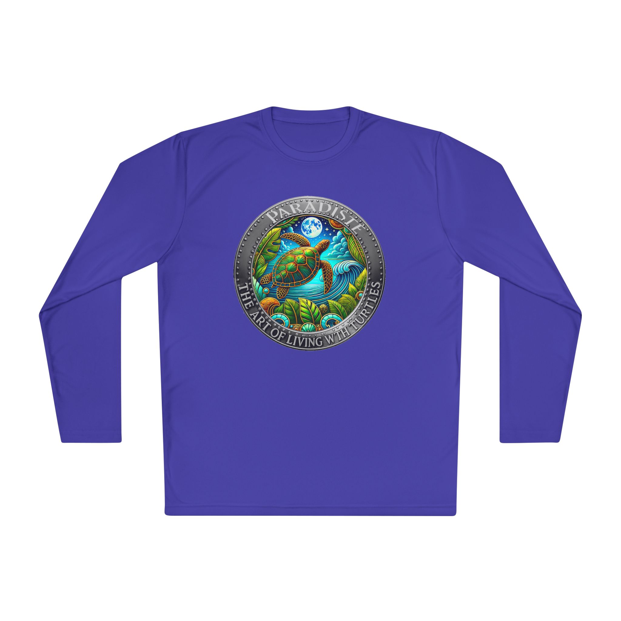 The Art of Living with Turtles Paradiste.com Long Sleeve Tee for Nature Lovers. - Image 69