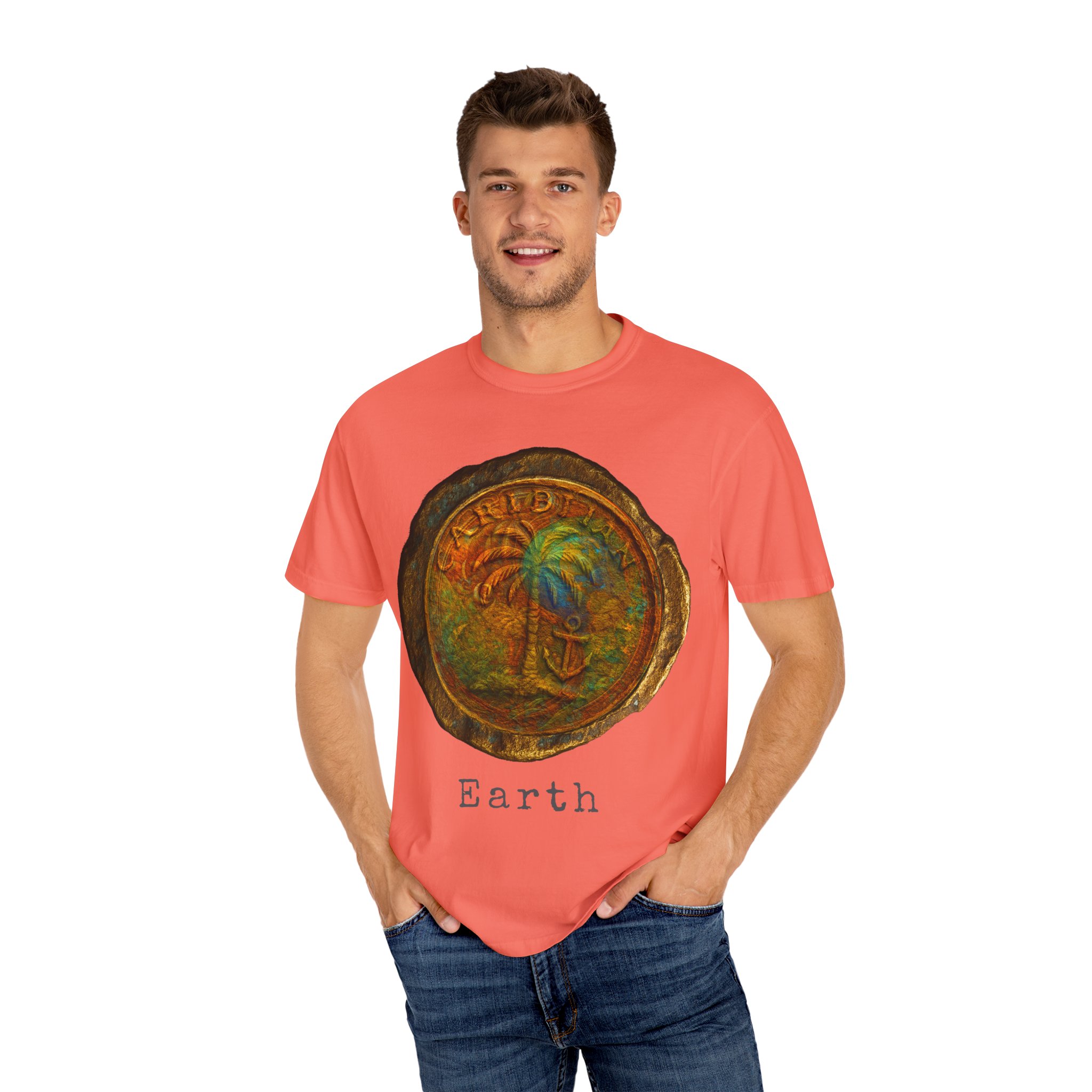 The Lost Medallion of the Earth Unisex T-Shirt, Colorful Gift, Trendy Casual Wear, Festival Clothing, Summer Style. - Image 16