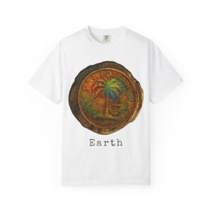The Lost Medallion of the Earth Unisex T-Shirt, Colorful Gift, Trendy Casual Wear, Festival Clothing, Summer Style.