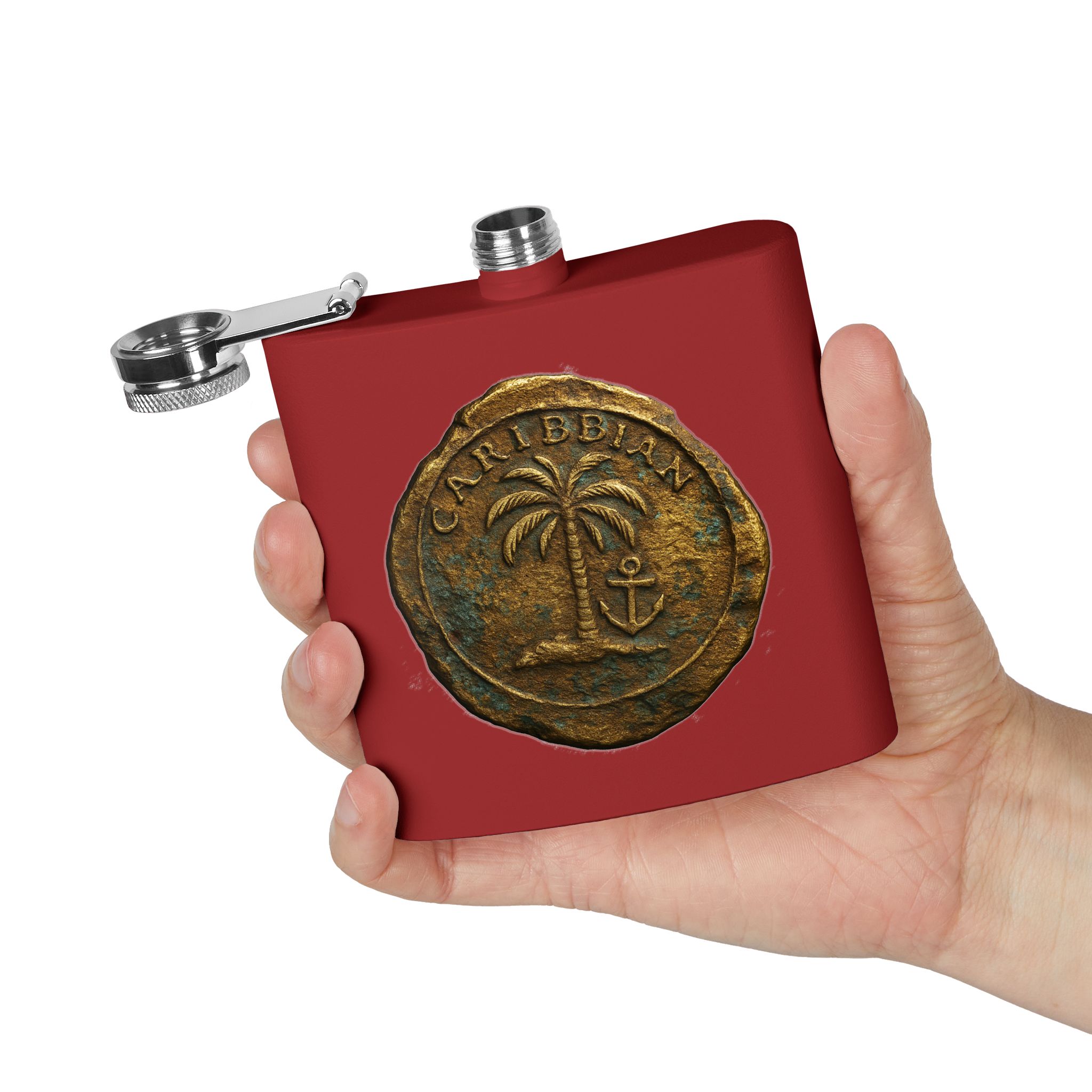 Every Pirate Needs a Flask Caribbean Themed Stainless Steel Flask, Perfect for Parties, and Adventures - Image 8