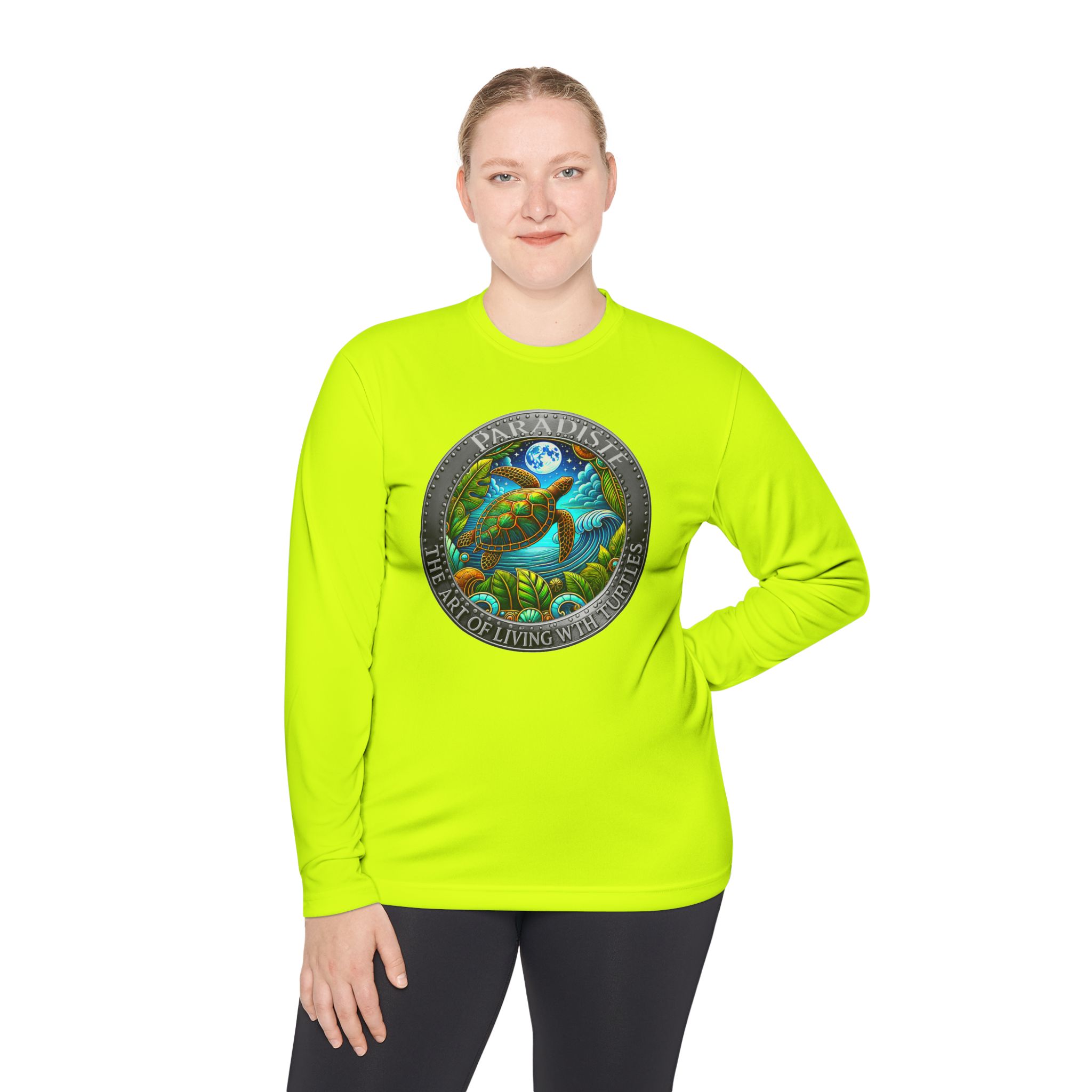 The Art of Living with Turtles Paradiste.com Long Sleeve Tee for Nature Lovers. - Image 40