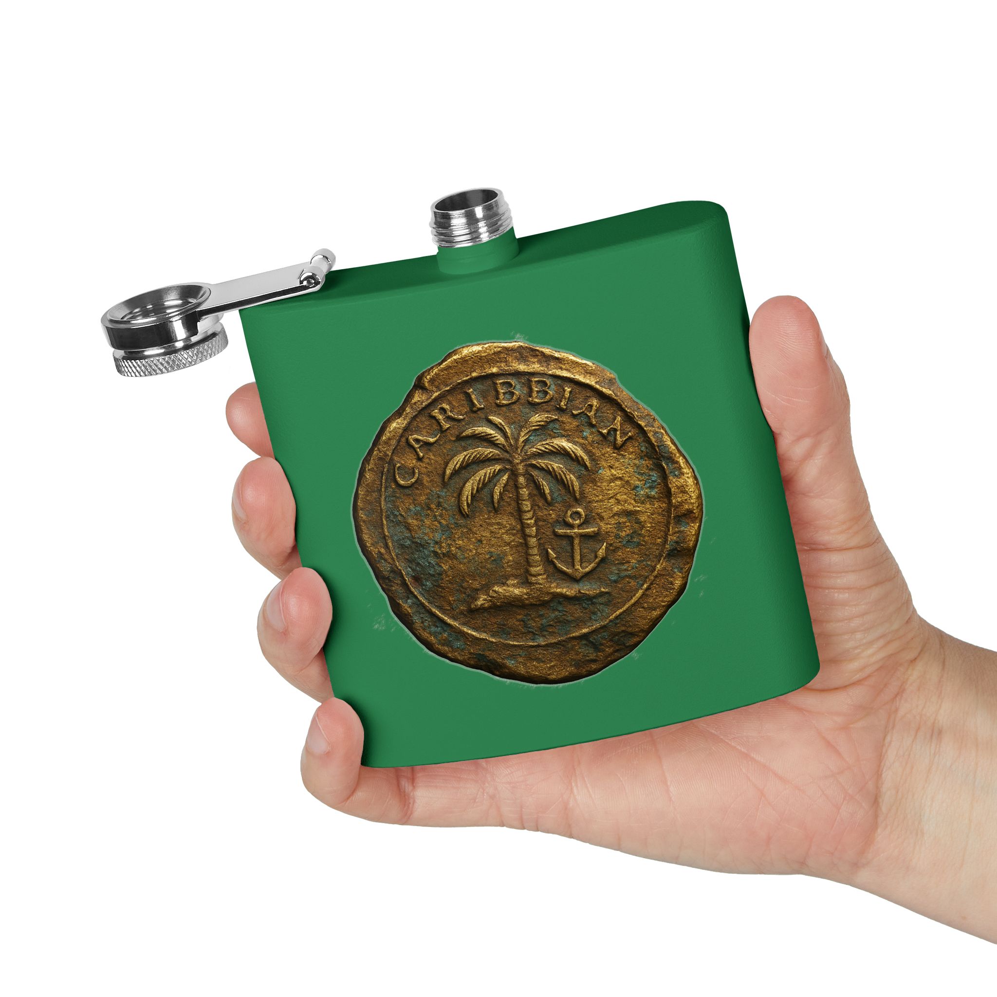 Every Pirate Needs a Flask Caribbean Themed Stainless Steel Flask, Perfect for Parties, and Adventures - Image 16