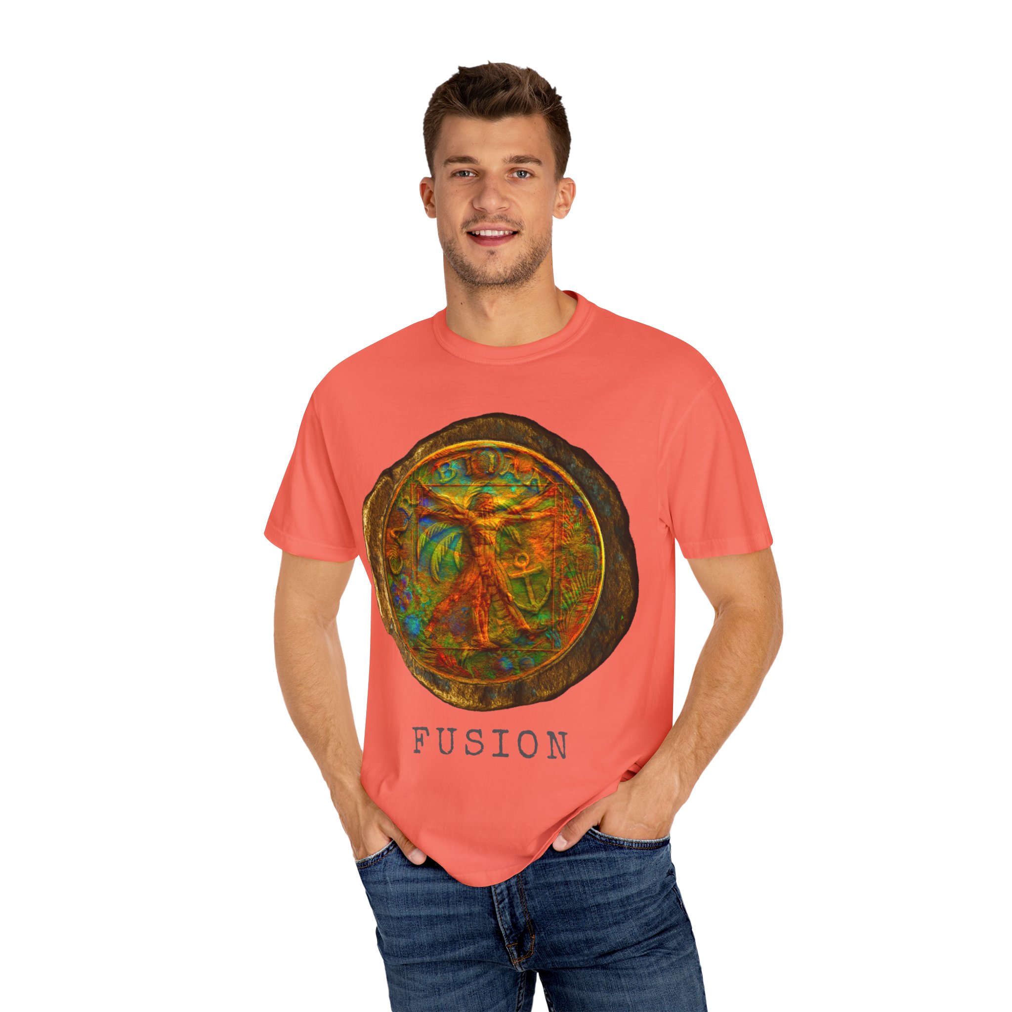 The Lost Medallion of Fusion Unisex T-Shirt, Colorful Gift, Trendy Casual Wear, Festival Clothing, Summer Style - Image 16