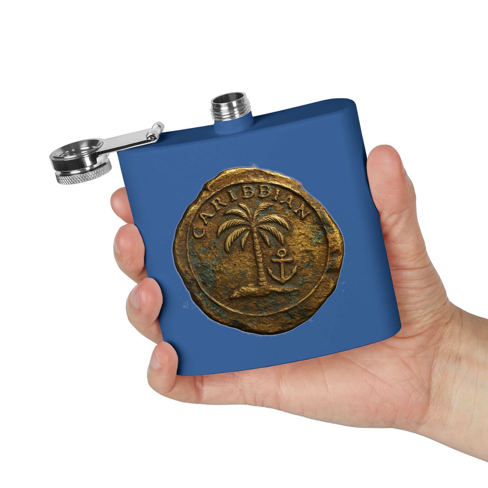 Every Pirate Needs a Flask Caribbean Themed Stainless Steel Flask, Perfect for Parties, and Adventures - Image 24