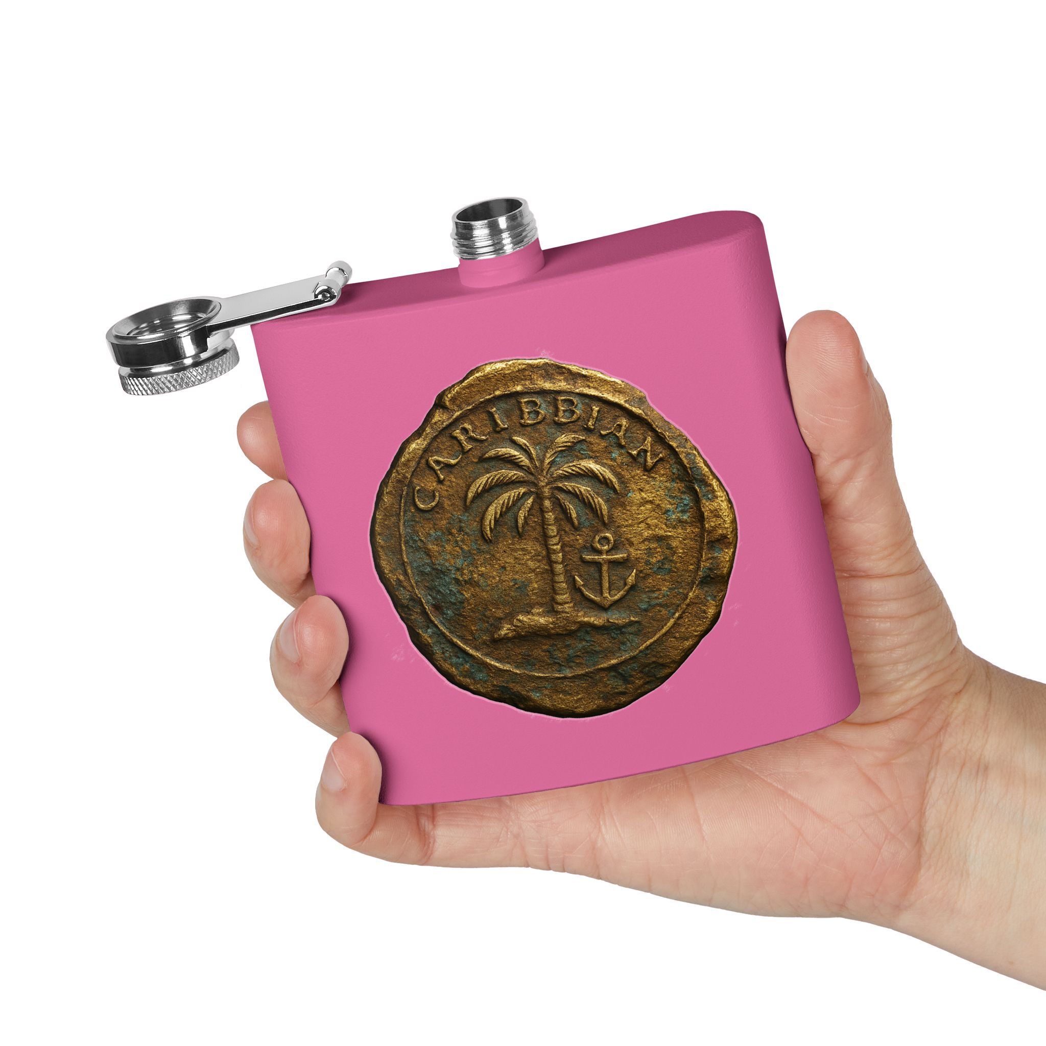 Every Pirate Needs a Flask Caribbean Themed Stainless Steel Flask, Perfect for Parties, and Adventures - Image 36