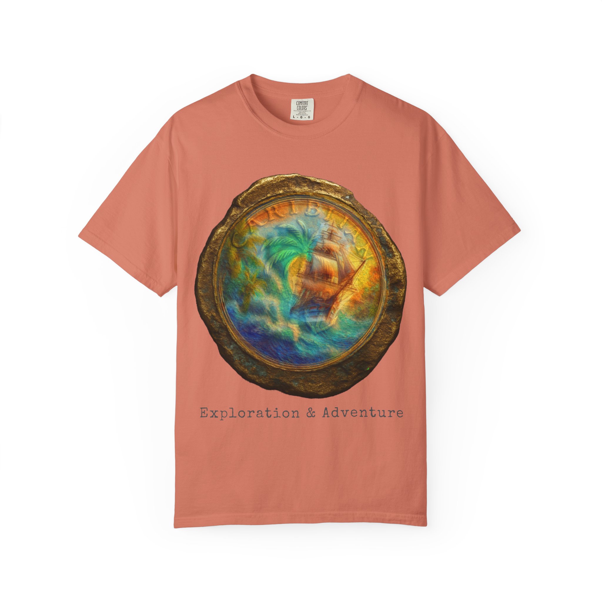 The Lost Medallion of Exploration & Adventure Unisex T-Shirt, Colorful Gift, Trendy Casual Wear. - Image 9