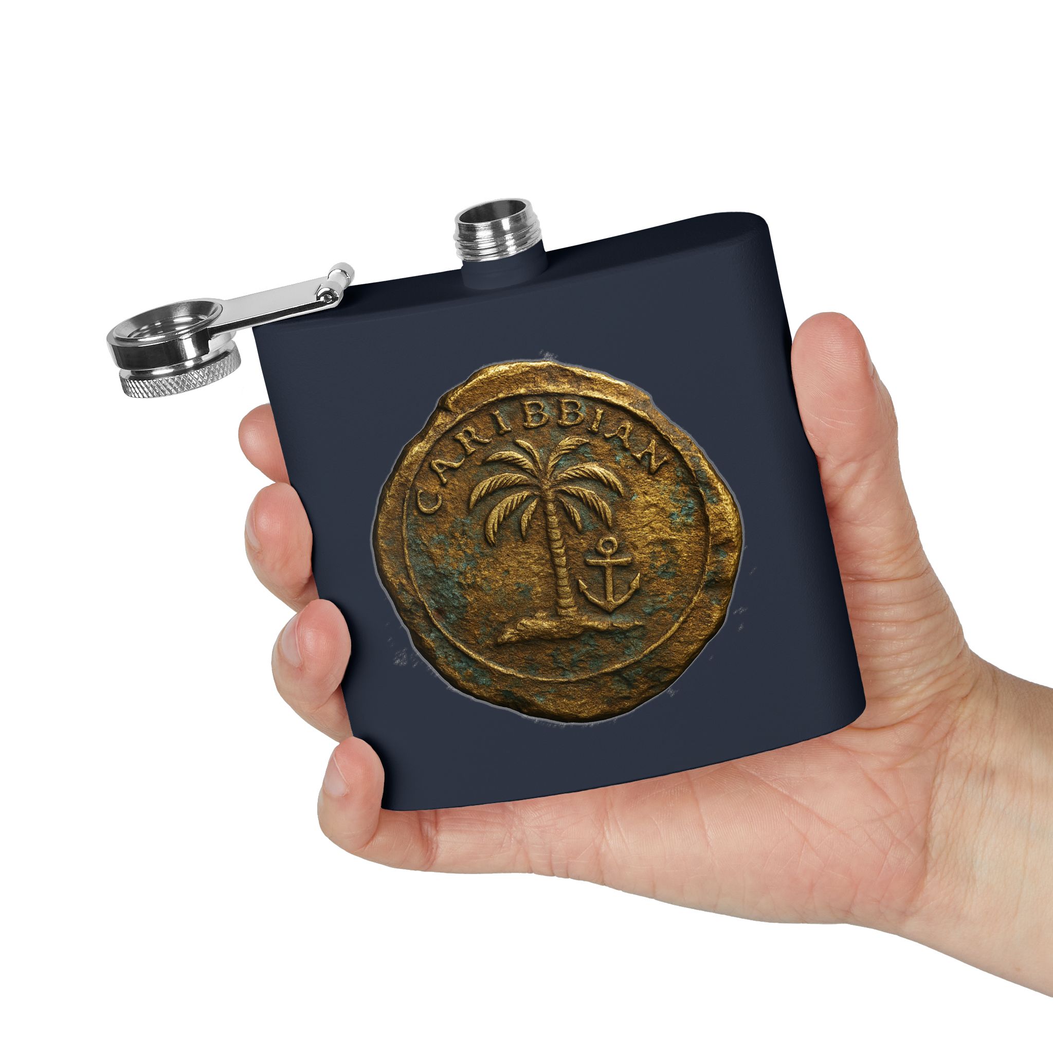 Every Pirate Needs a Flask Caribbean Themed Stainless Steel Flask, Perfect for Parties, and Adventures - Image 28