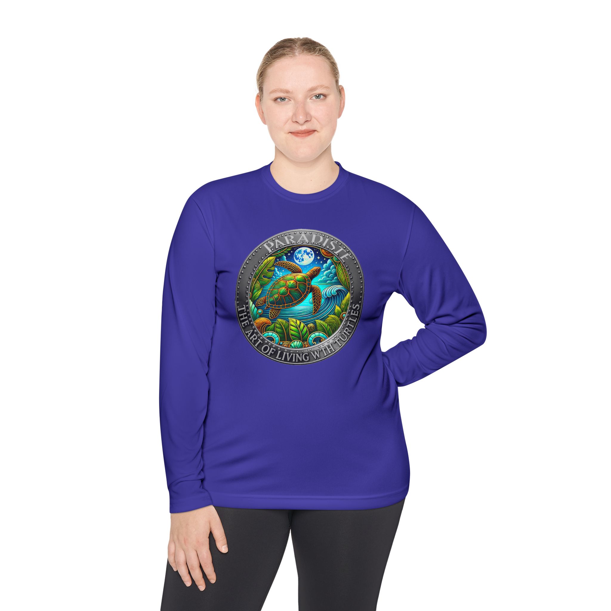 The Art of Living with Turtles Paradiste.com Long Sleeve Tee for Nature Lovers. - Image 72